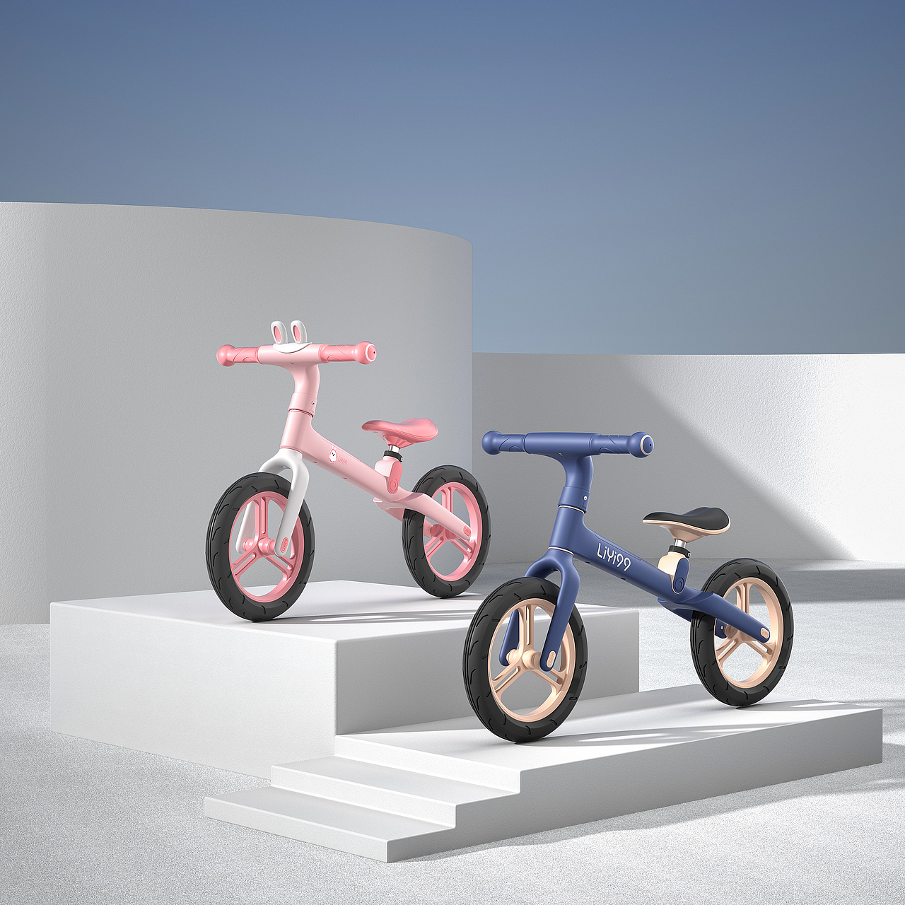 产品渲染/滑板车渲染