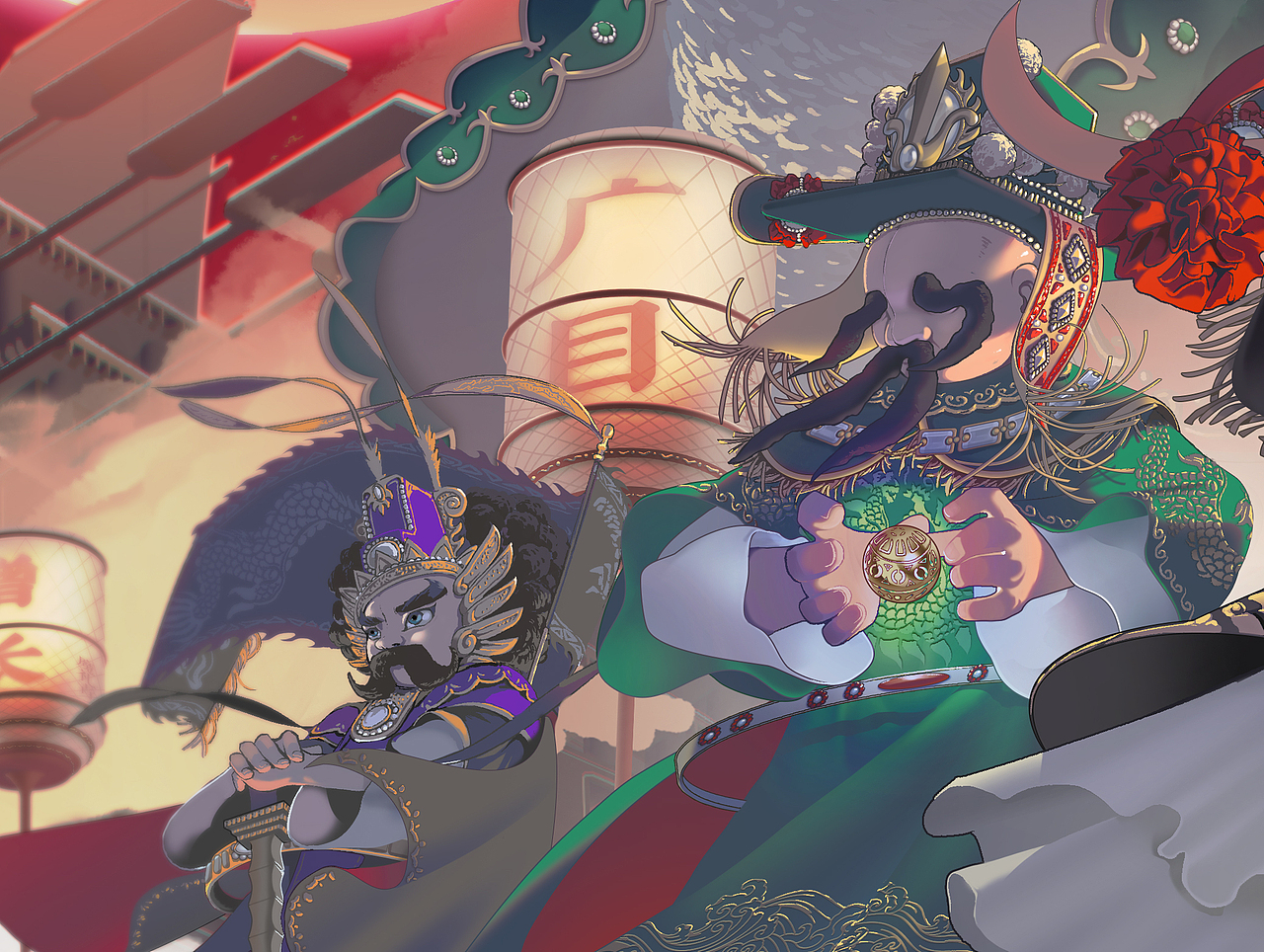 魔家四将（图ZMzM0OTc2MTg0） - 创作习作 - 站酷设计师sanlian原创素材 - 站酷ZCOOL