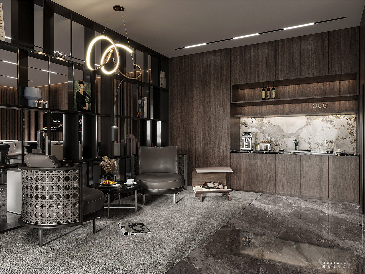 办公室设计——功能齐全,美观大气!