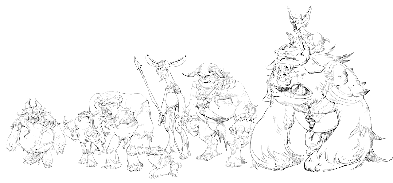 雪怪系列的设计