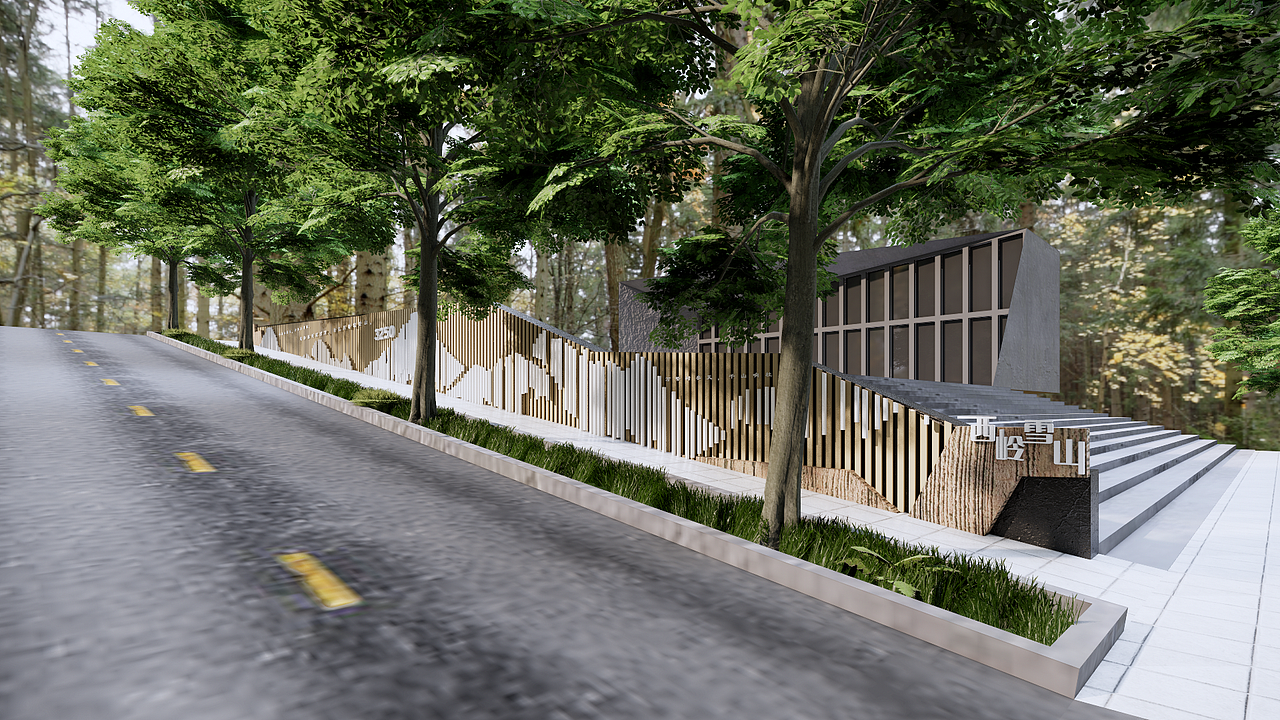 景区景墙设计作品