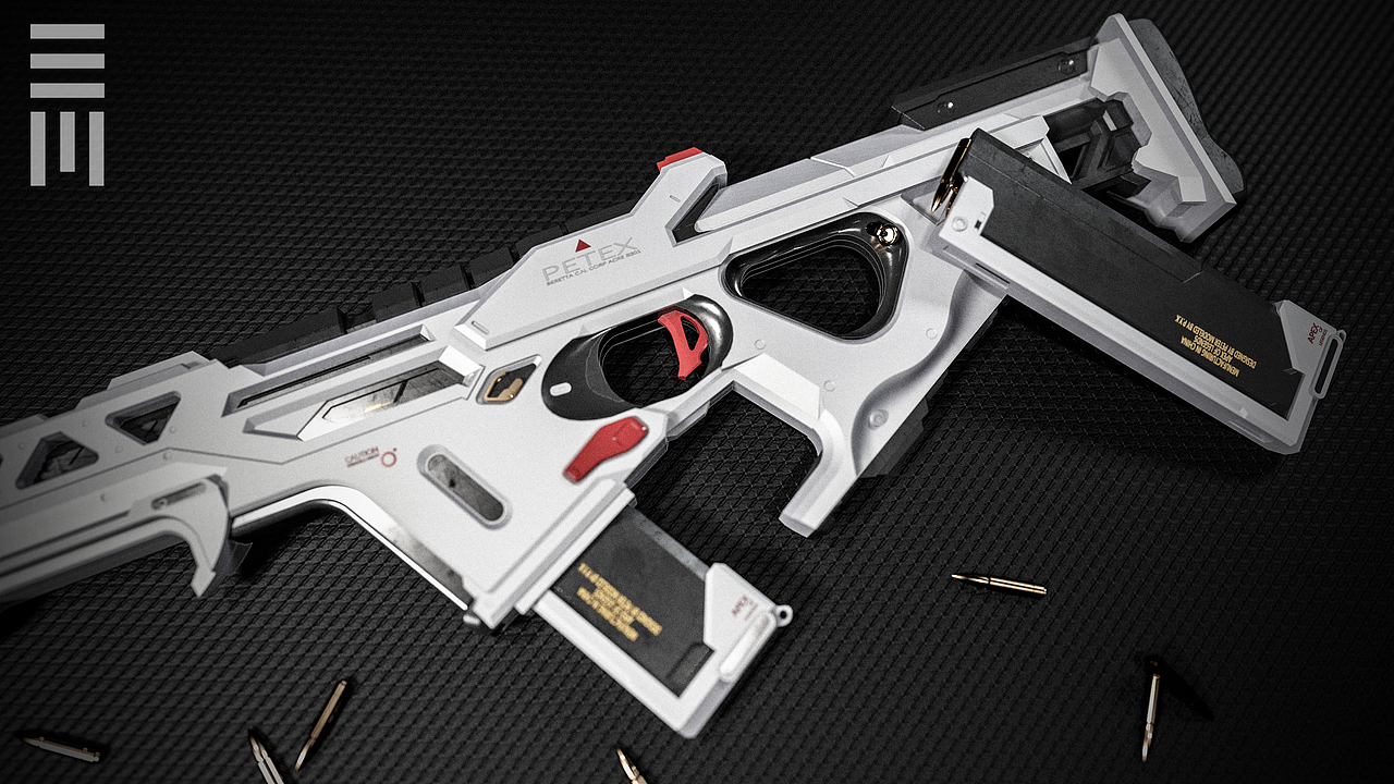 枪械建模练习——apex  r301