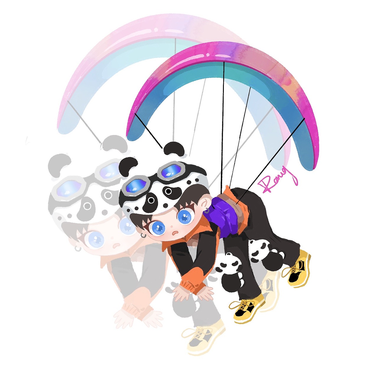 Aran的刘雨昕手绘人物创作系列1