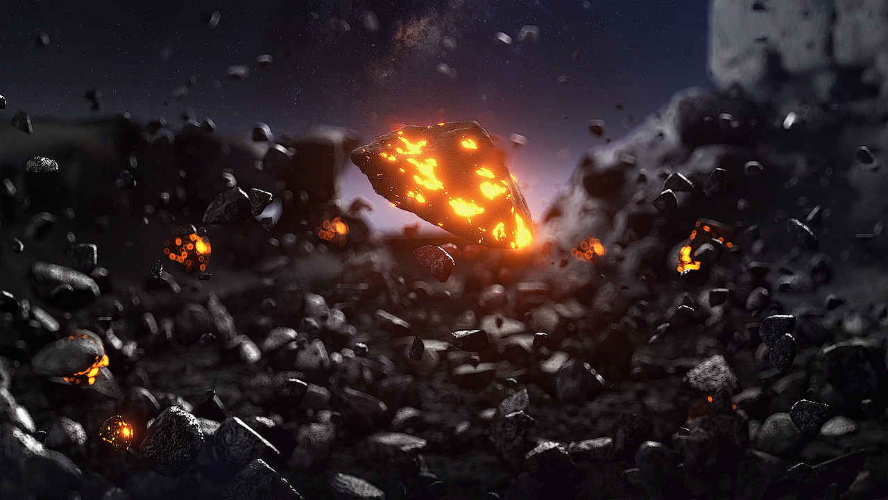 C4D动态渲染 车载支架