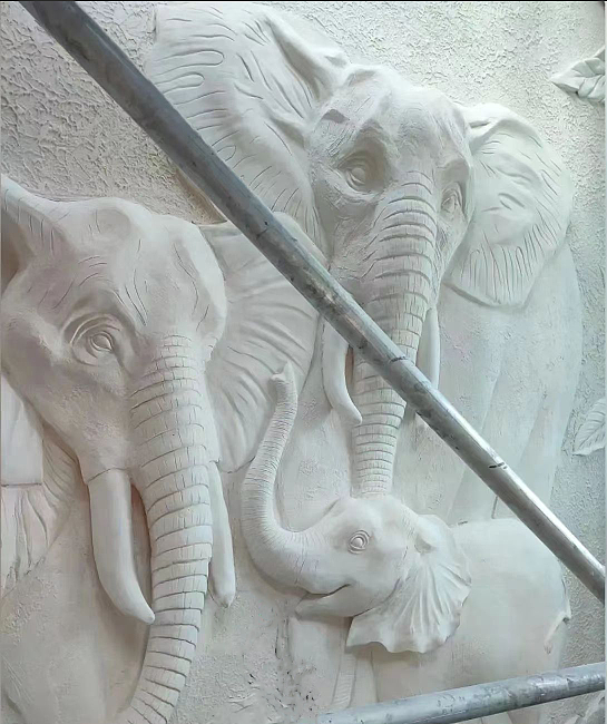 手工墙绘浮雕壁画（图ZMzYwNTc3OTgw） - 其他 - 站酷设计师小鱼儿浮雕壁画原创素材 - 站酷ZCOOL