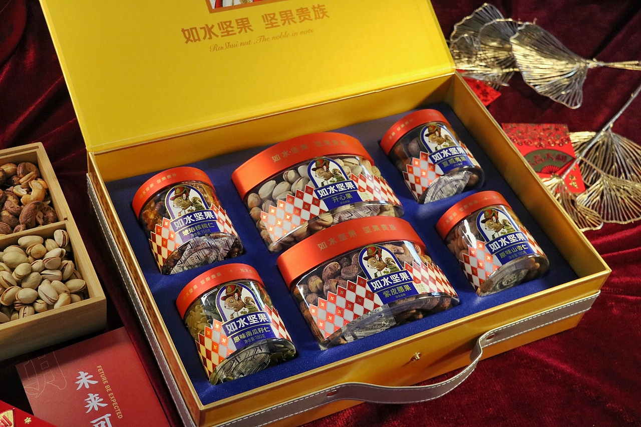 如水新春坚果礼盒拍摄