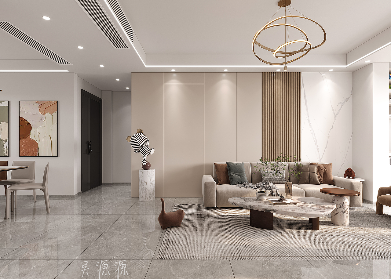 现代轻奢||大地色系家居，轻松融入自然生活美学（图ZMzIyNzMwMzI0） - 家装设计 - 站酷设计师设计源源原创素材 - 站酷ZCOOL