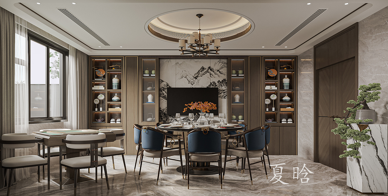 不同的设计方式的体现是不同的人生追求 #新中式