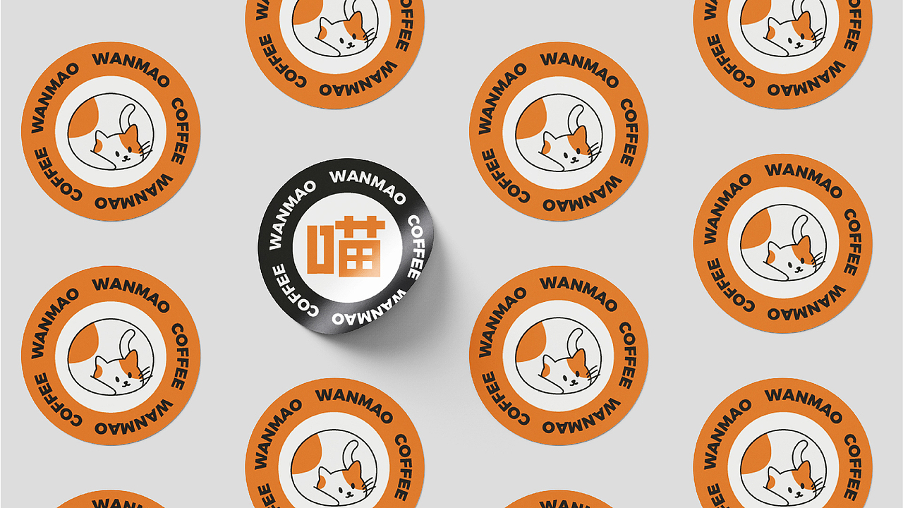 丸猫猫咖品牌设计
