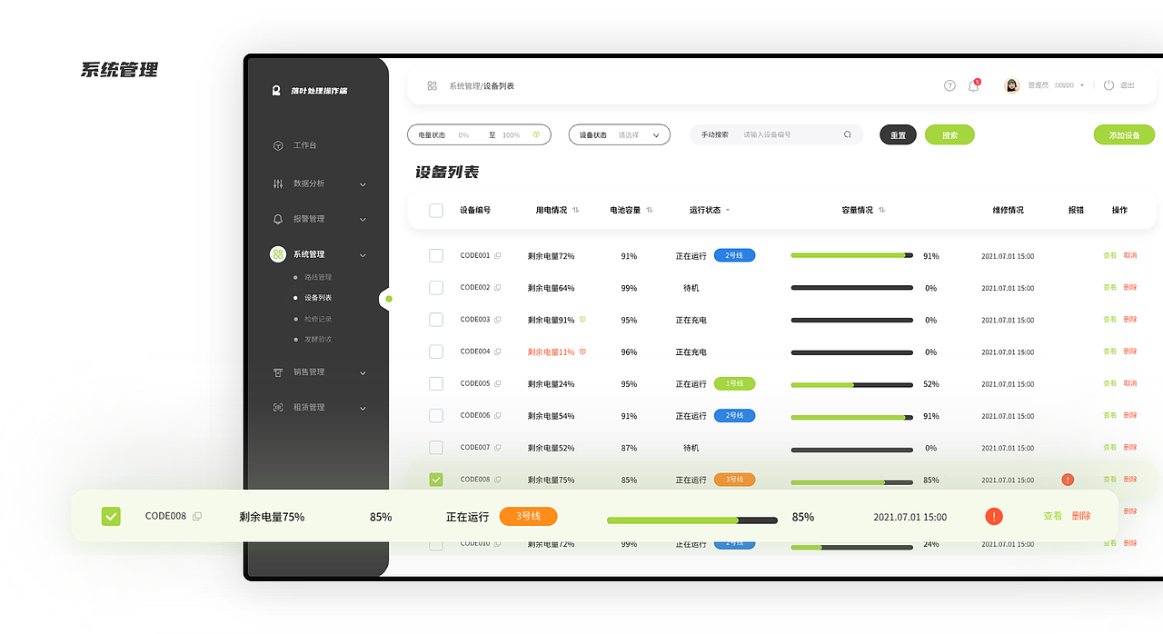 睿收DRS-落叶回收系统后台管理（图ZMzU1NjA5MjUy） - 其他网页 - 站酷设计师张烷烃原创素材 - 站酷ZCOOL