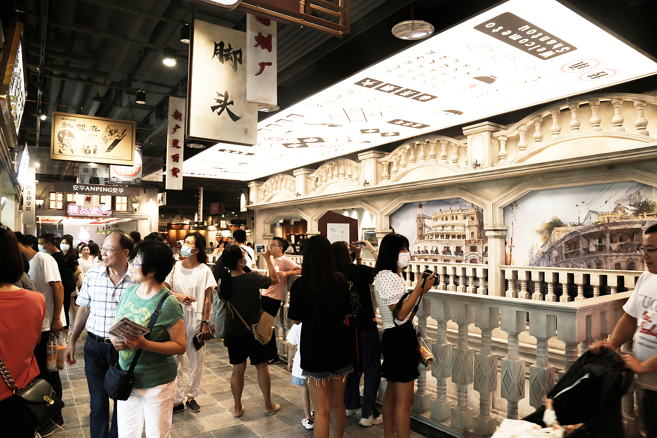 汕头万象城 -里巷“ 观风察俗”（图ZMzI1MzUxMzg0） - 商业空间设计 - 站酷设计师夏谷暑雨CHINA原创素材 - 站酷ZCOOL