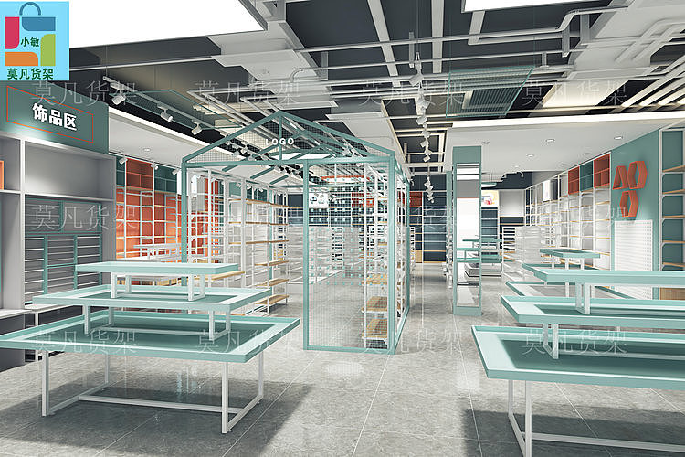 黑龙江精品货架空间展示设计布局陈列