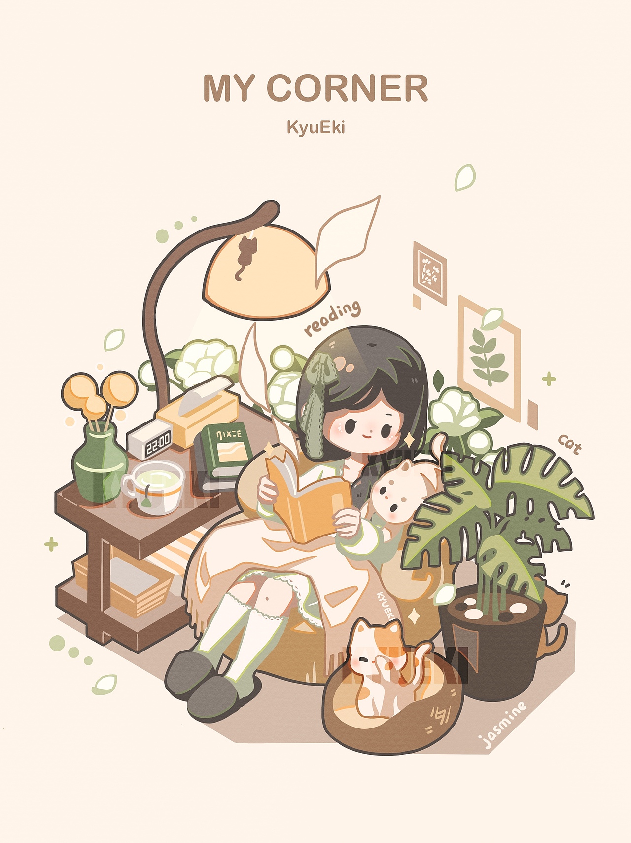 【我的角落】插画系列作品