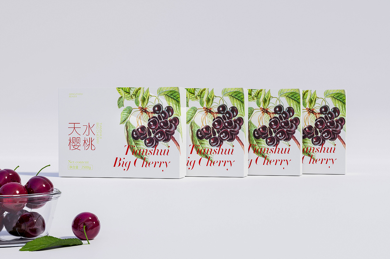 天水大樱桃包装设计(图ZMzQyNTY1ODk2) - 包装 - 站酷设计师龙天设计原创素材 - 站酷ZCOOL