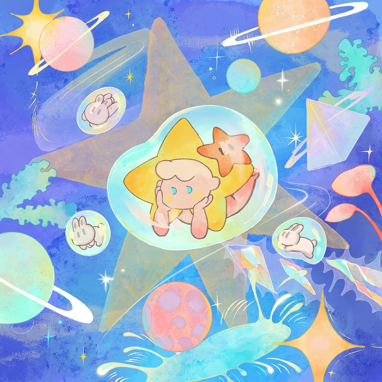 个人原创IP“星宝” | 双学位毕设~插画方向