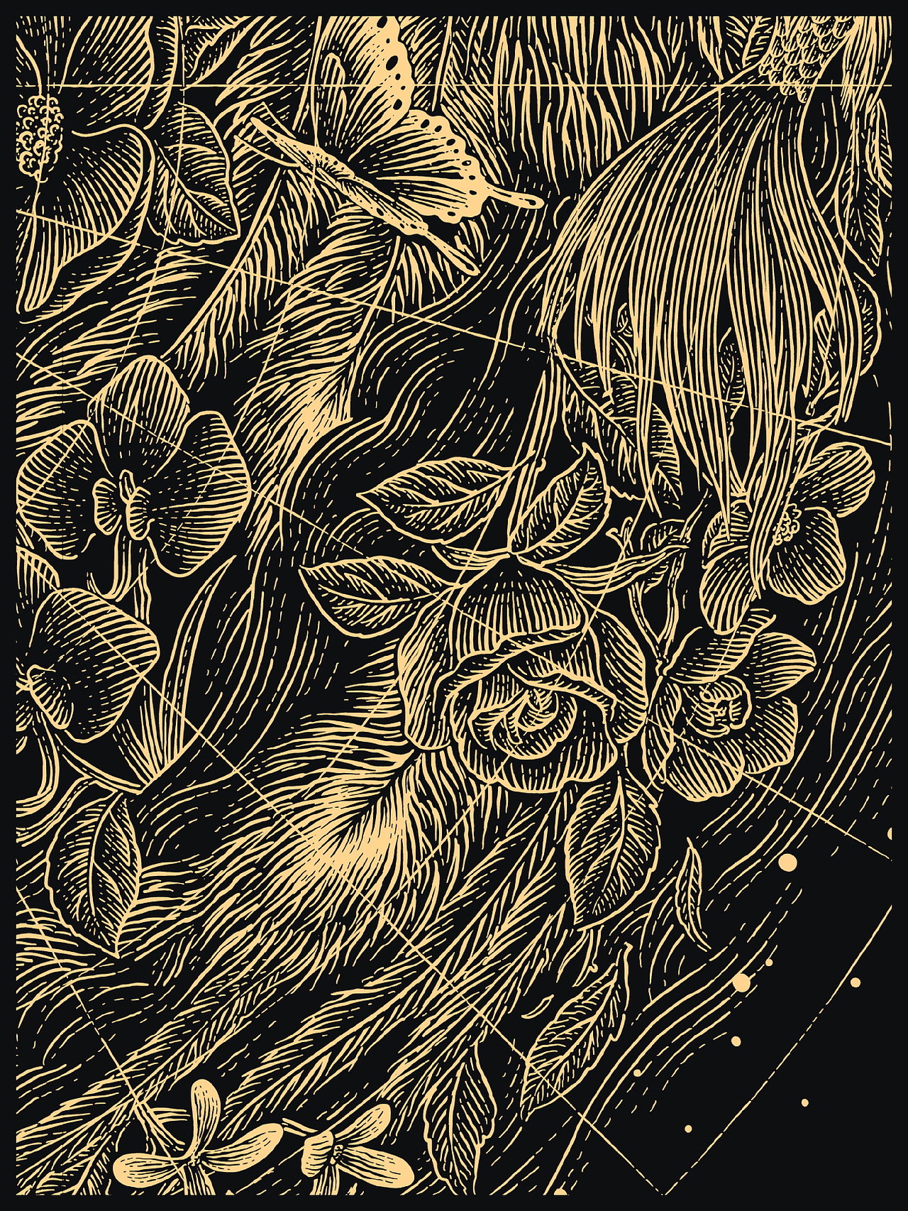 原创插画|非遗花丝第二弹（图ZMzU5MDUwMDEy） - 商业插画 - 站酷设计师花椒的Alex原创素材 - 站酷ZCOOL