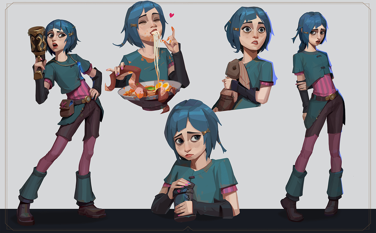 英雄联盟双城之战-爆爆（图ZMzAxODg2MjAw） - 游戏原画 - 站酷设计师PENPEN_GAO原创素材 - 站酷ZCOOL