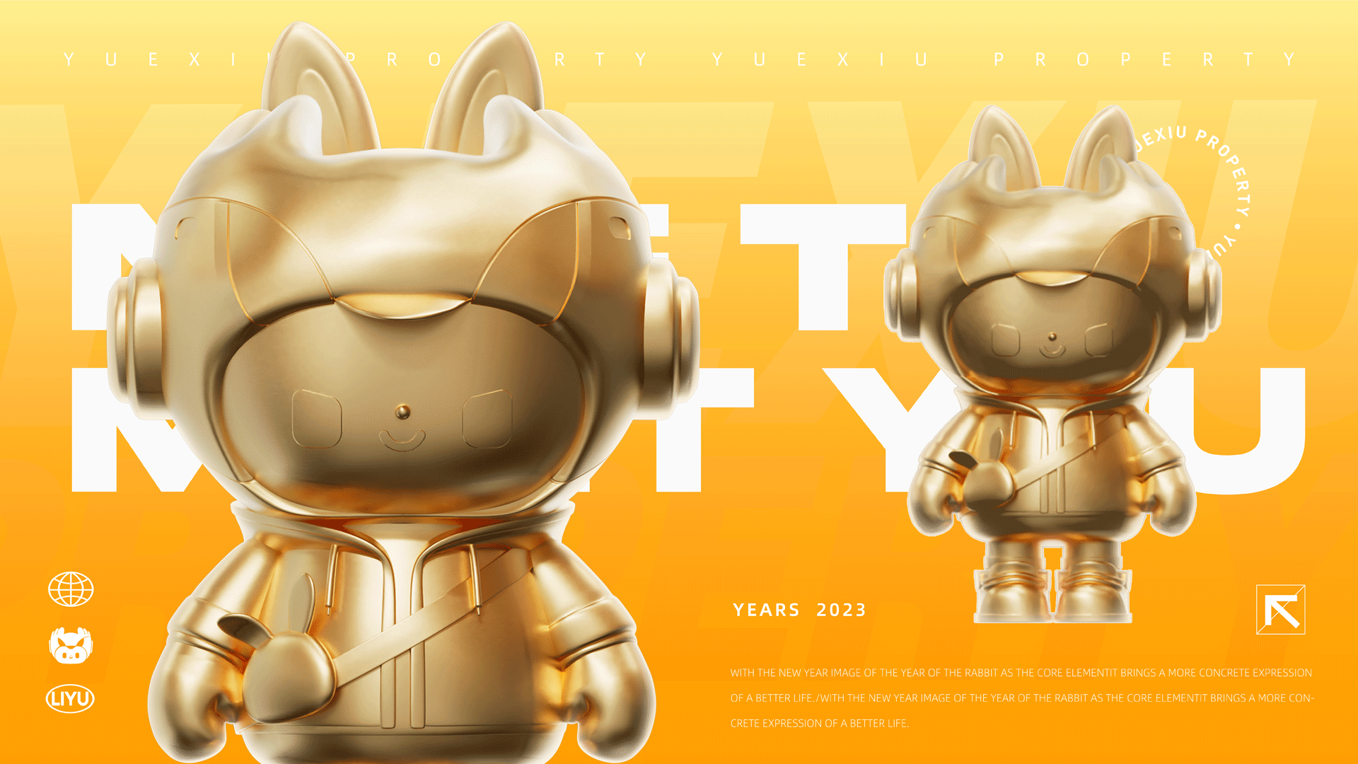 越秀地产｜兔越新春 美好不期而遇（图ZMzI3OTA5NTc2） - IP形象 - 站酷设计师深圳里域品牌原创素材 - 站酷ZCOOL