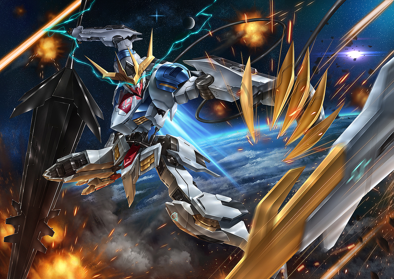 机动战士高达 巴巴托斯 天狼型（图ZMzAyNDcwMjAw） - 商业插画 - 站酷设计师无卤赛原创素材 - 站酷ZCOOL