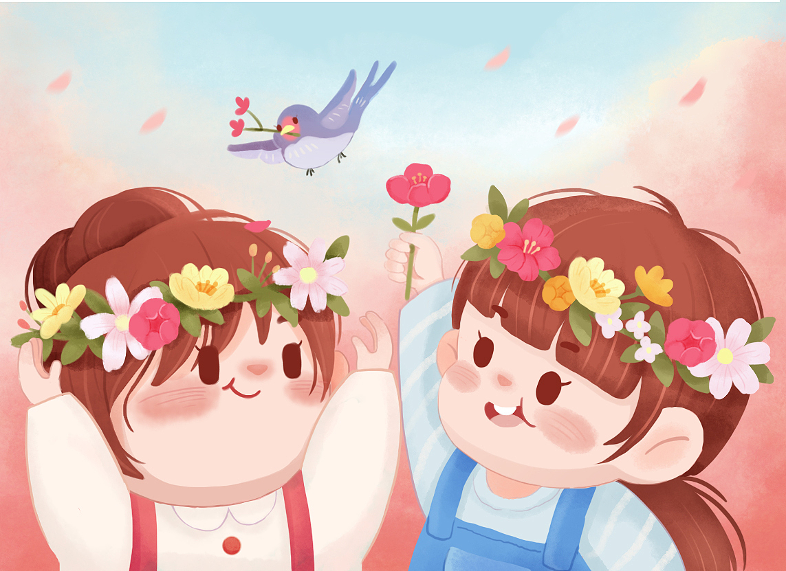 近期儿童插画总结（图ZMzIzNDA2MDUy） - 商业插画 - 站酷设计师土豆很芒原创素材 - 站酷ZCOOL