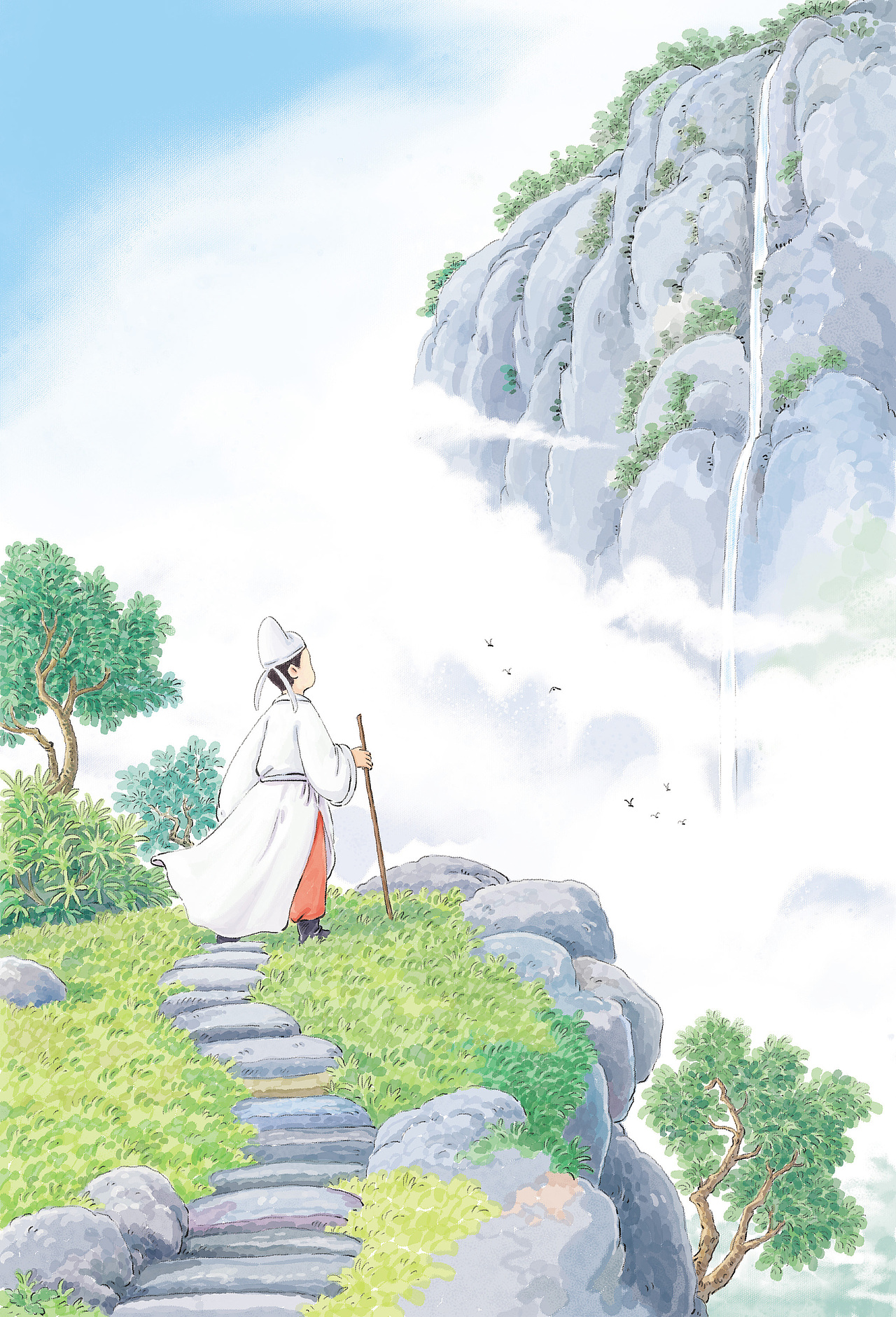 寓言故事 铁杵成针（图ZMzcxMDYwNzg0） - 绘本 - 站酷设计师插画师海豹原创素材 - 站酷ZCOOL