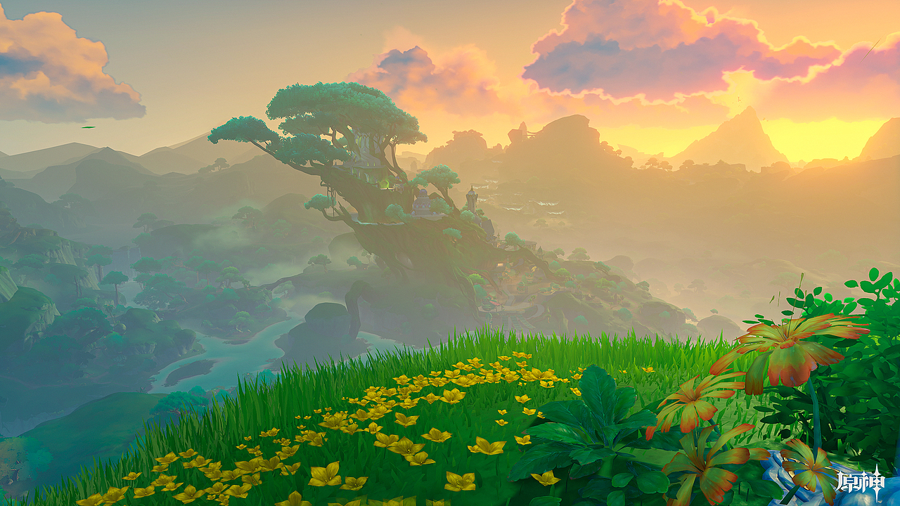 游戏摄影 - 原神须弥地图