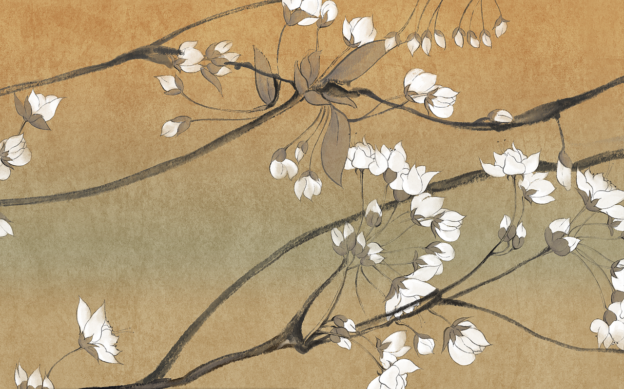 中式壁画（图ZMzY1NjI2NTEy） - 商业插画 - 站酷设计师Z22742624原创素材 - 站酷ZCOOL