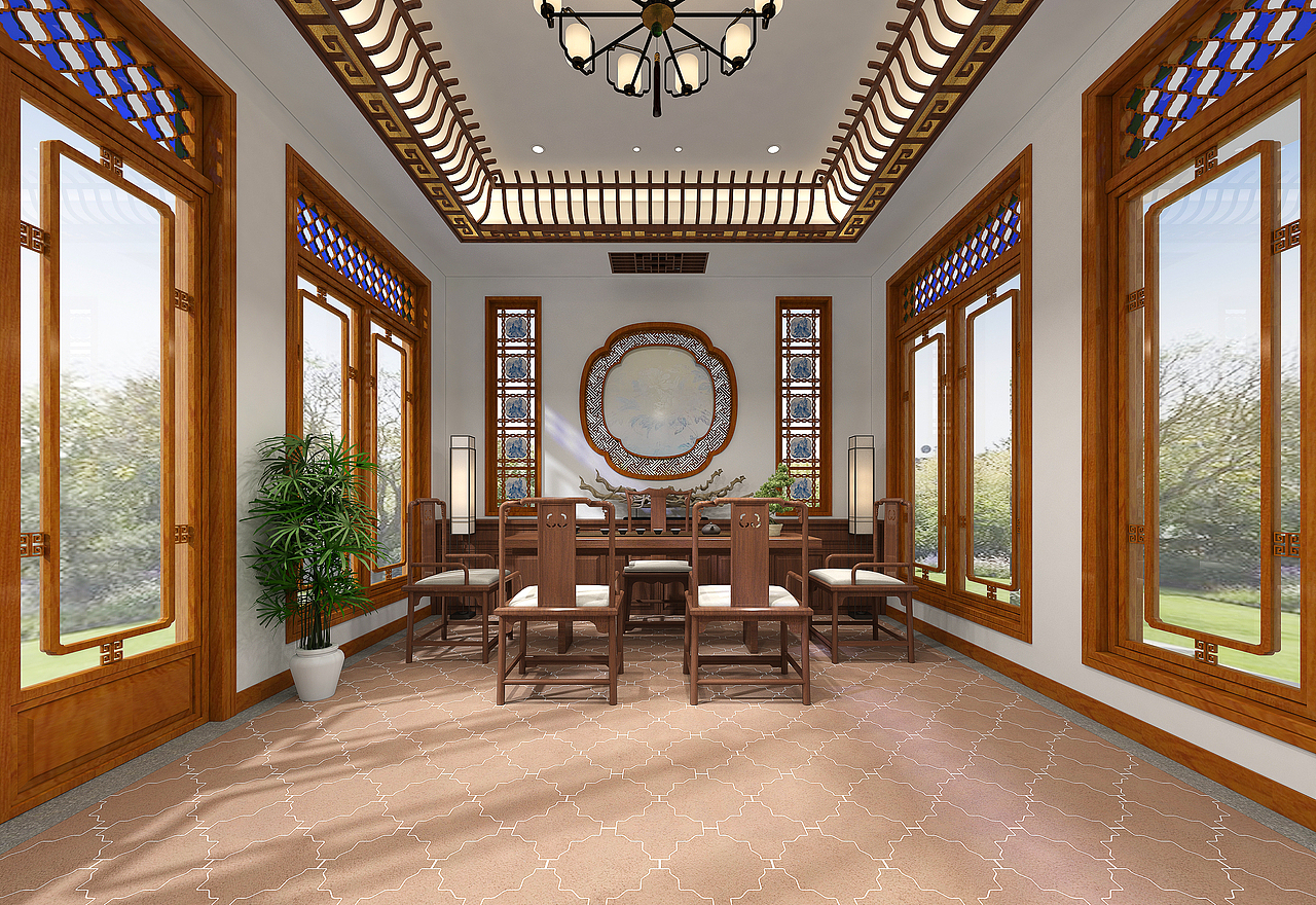 亭台（图ZMzEzODg1NjM2） - 景观设计 - 站酷设计师大可空间原创素材 - 站酷ZCOOL