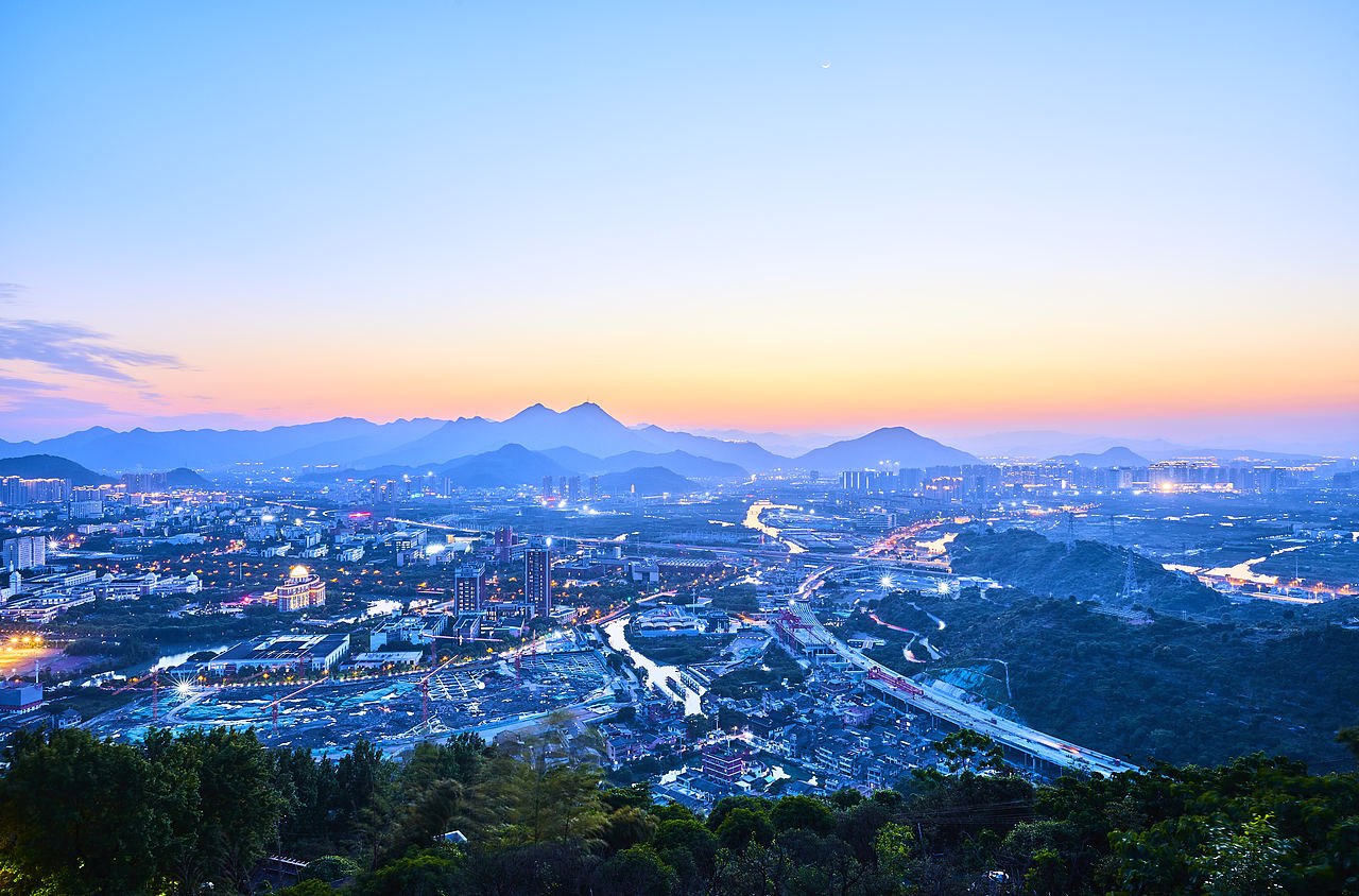 傍晚日落后的日转夜延时摄影（图ZMjk5OTkxMzMy） - 栏目片头 - 站酷设计师禹之66原创素材 - 站酷ZCOOL