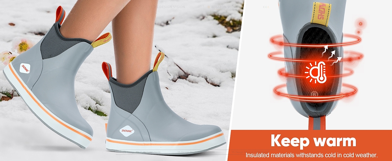 亚马逊防水女鞋高级A+详情设计（图ZMzY3MzMyMDI4） - 电商 - 站酷设计师虔诚莱克创意设计原创素材 - 站酷ZCOOL