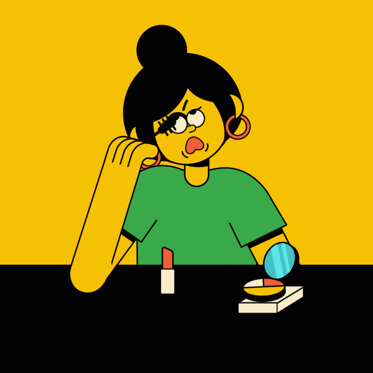 IP插画丨意外诞生的小CP