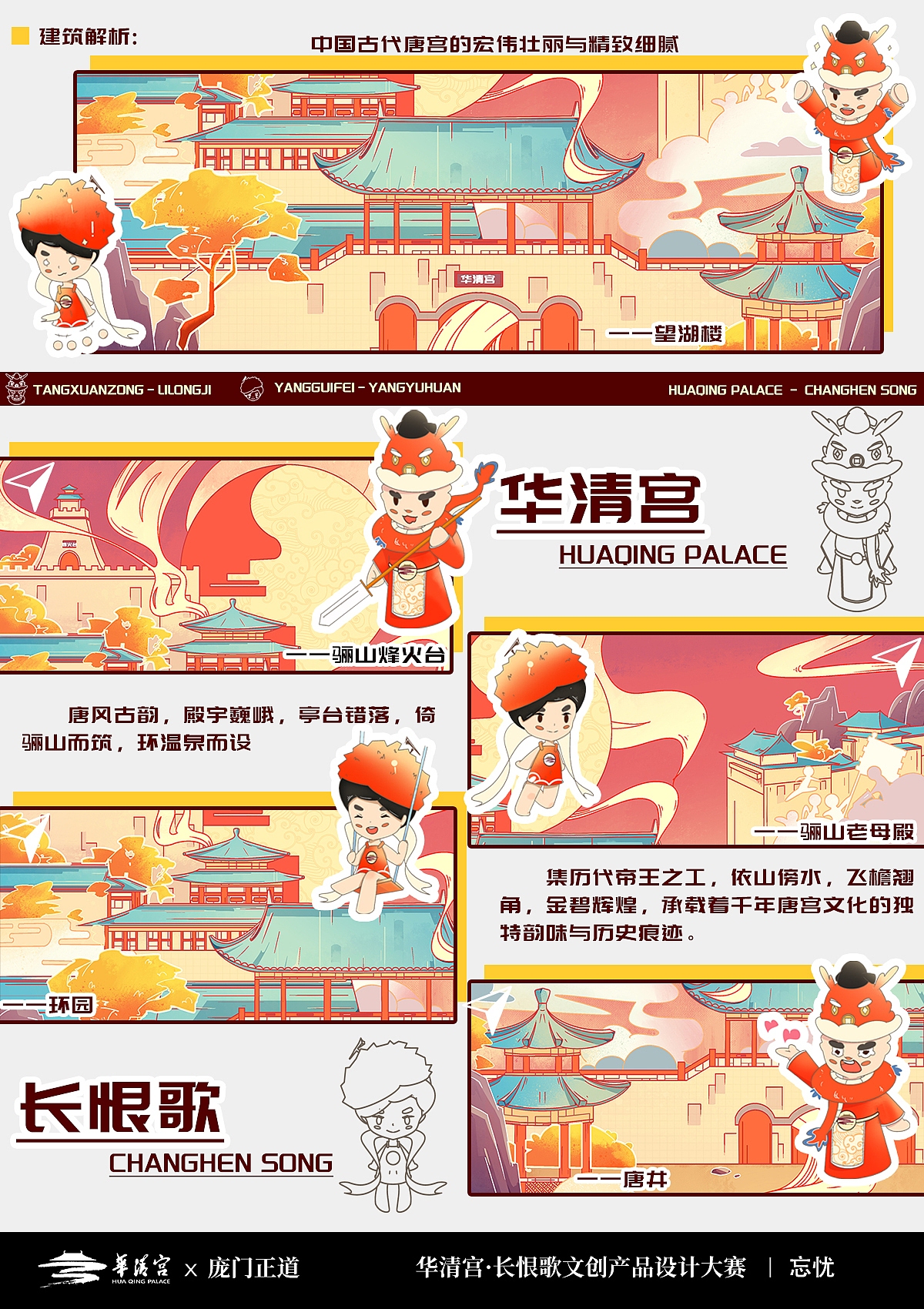 龙年、荔枝水果IP/华清宫@长恨歌