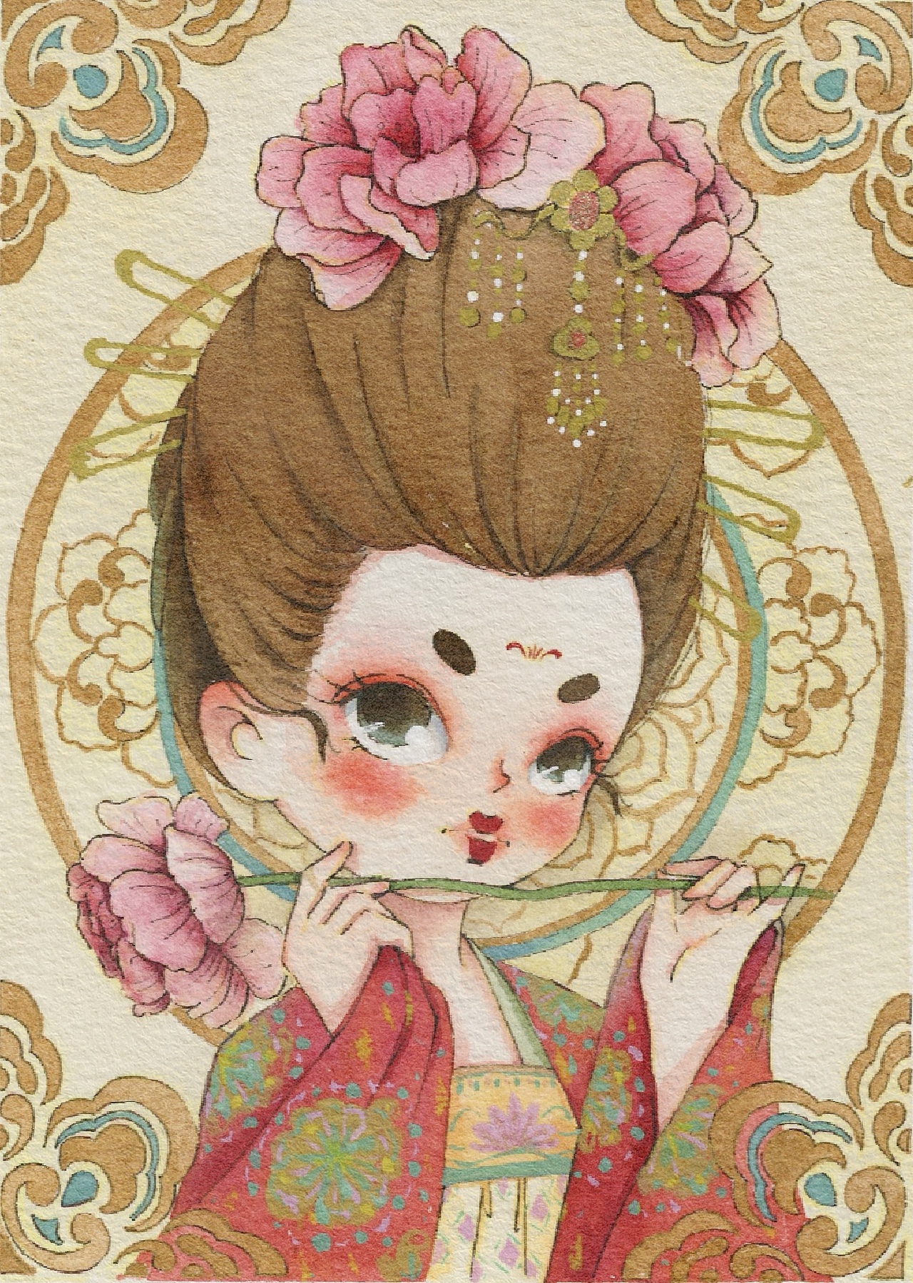 Q版古风人物（图ZMzcxMDQ1NjY4） - 儿童插画 - 站酷设计师夏小夕夕夕原创素材 - 站酷ZCOOL