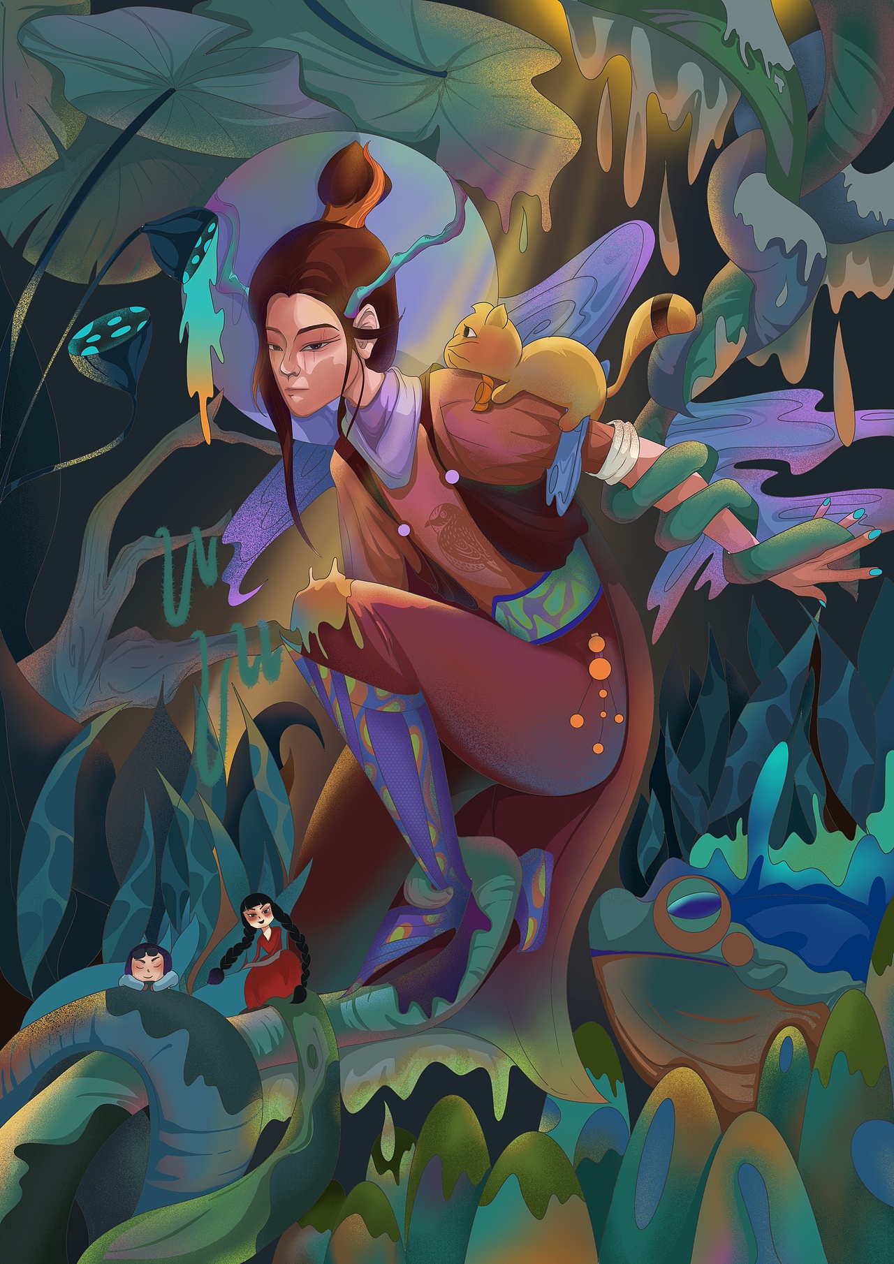 奇幻乌托邦插画设计（图ZMzA0Mzk3NDgw） - 创作习作 - 站酷设计师小清锅原创素材 - 站酷ZCOOL