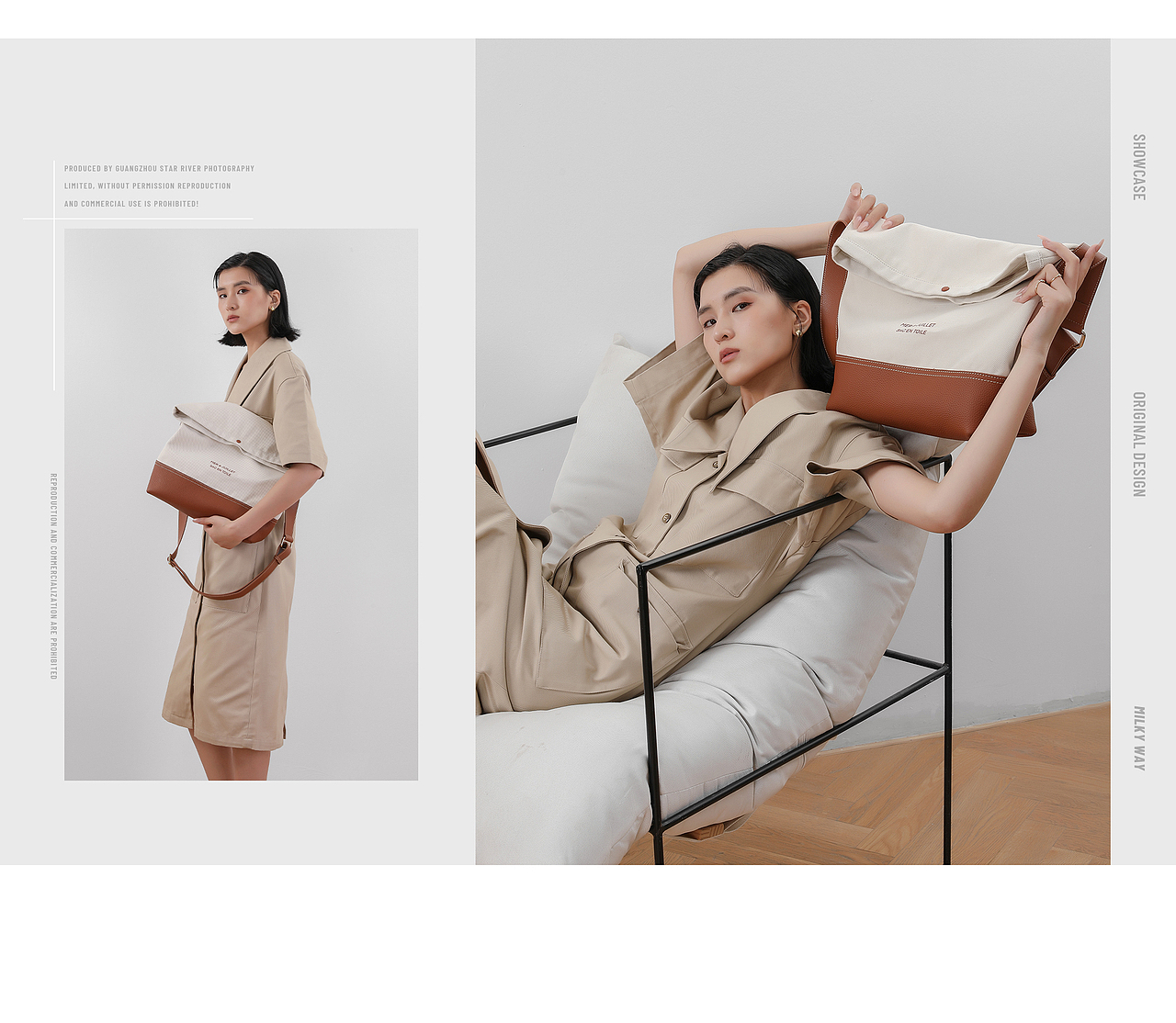 模特拍攝 I 女包攝影 帆布包攝影丨星河攝影（圖ZMzYzODI1NDQ0） - 產(chǎn)品攝影 - 站酷設(shè)計師廣州星河攝影原創(chuàng)素材 - 站酷ZCOOL