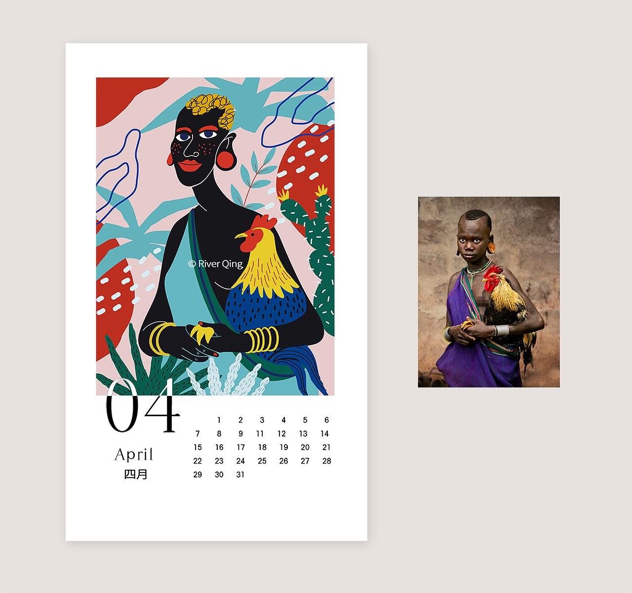 万物有灵（图ZMzEzNTk2MTY0） - 商业插画 - 站酷设计师River阿清原创素材 - 站酷ZCOOL