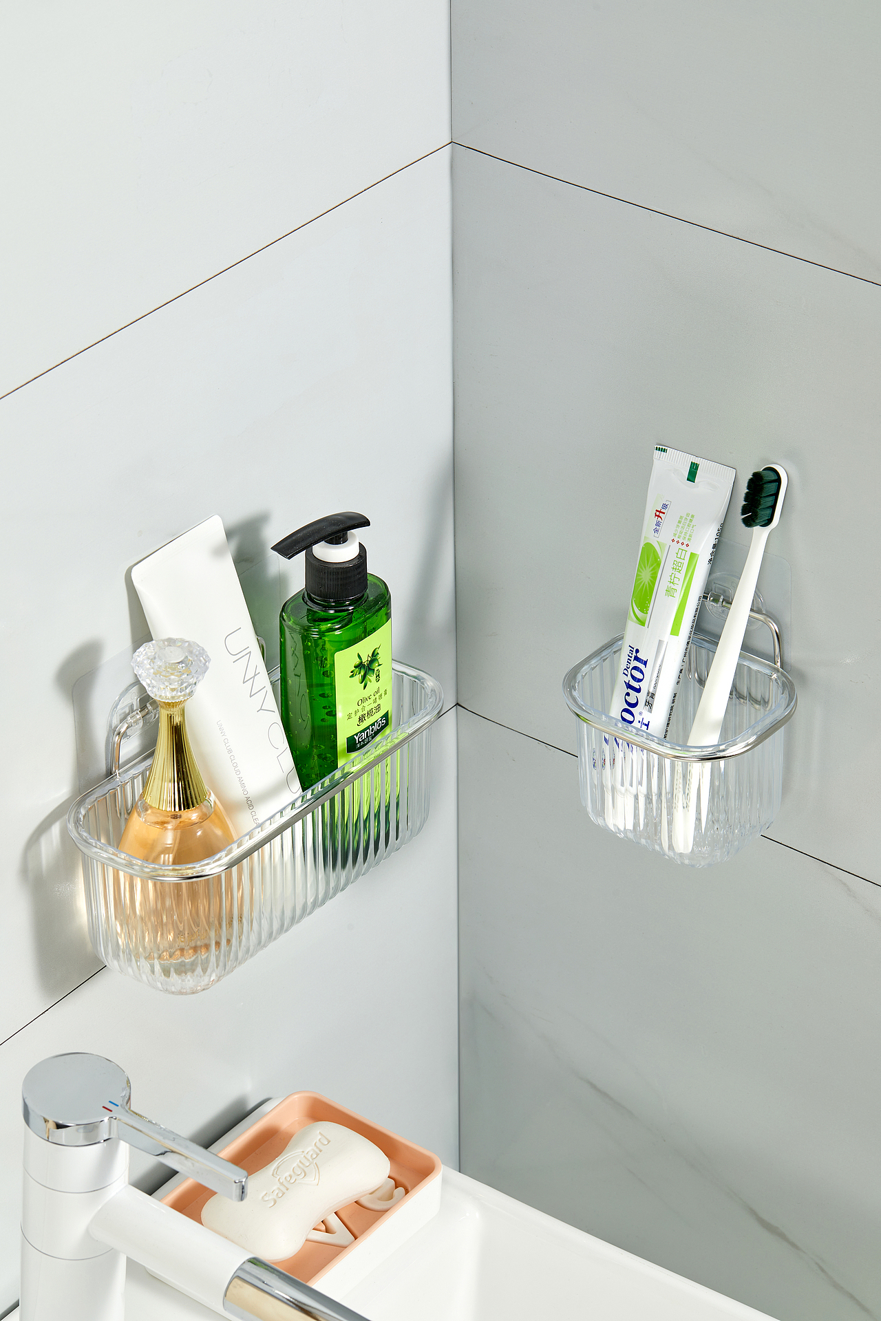 电商摄影 多功能挂壁置物沥水架