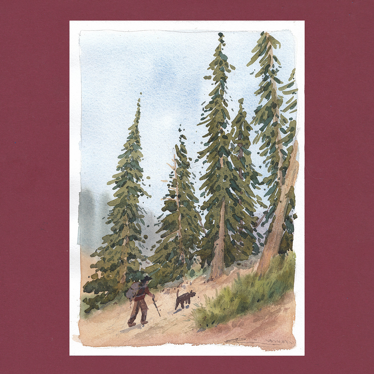 我的第56-58本画本-一人一狗的生活游记