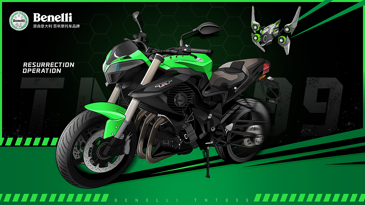 手绘摩托车 kv（图ZMzE3NTE2NzI4） - 创作习作 - 站酷设计师莉莉马莲原创素材 - 站酷ZCOOL