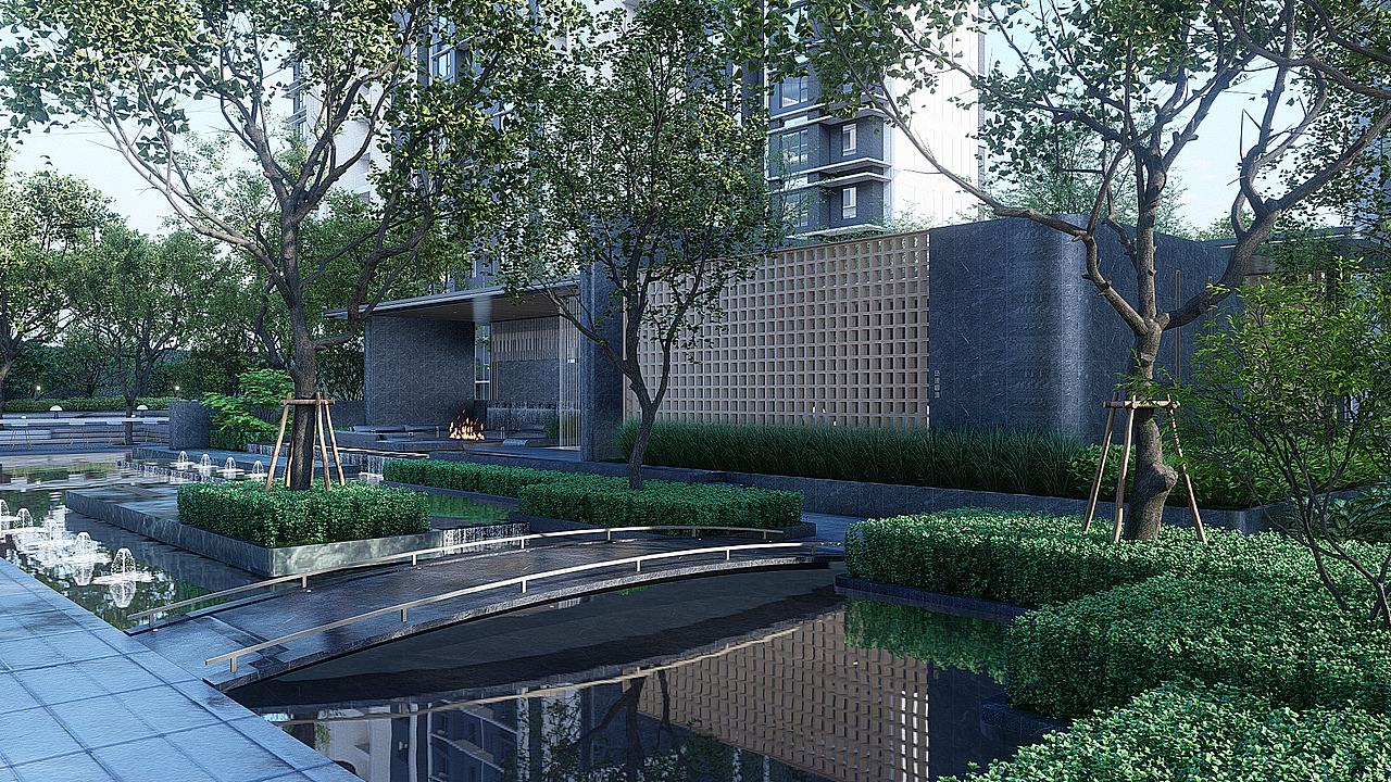 景观示范区lumion渲染