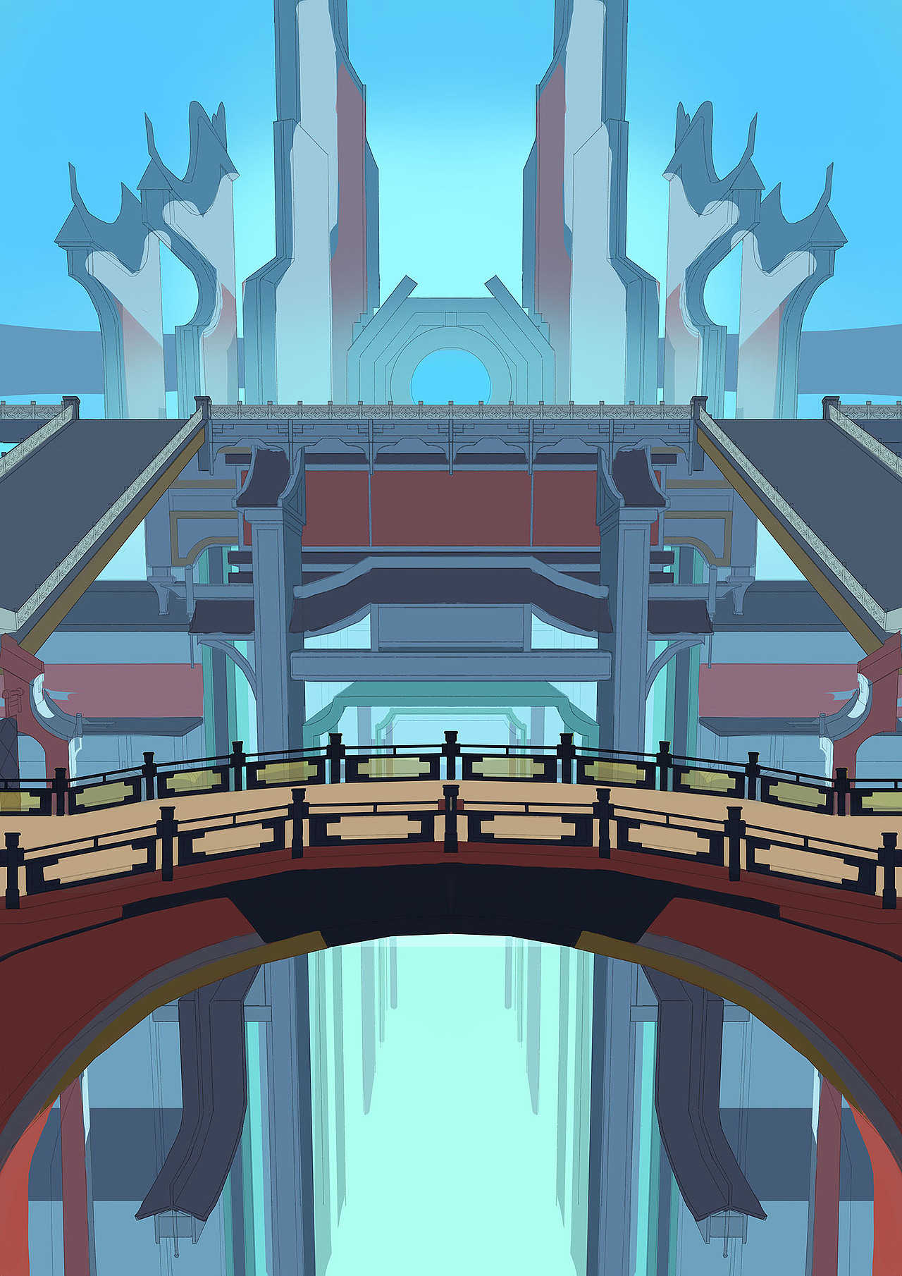 崩铁同人 仙舟罗浮（图ZMzQzMjMyNTMy） - 艺术插画 - 站酷设计师北椴原创素材 - 站酷ZCOOL