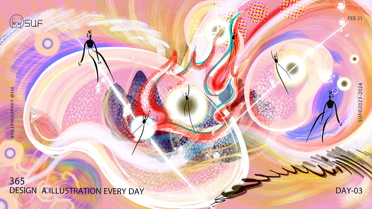 时间的方向（图ZMzM0OTM1ODU2） - 艺术插画 - 站酷设计师阿江不在了原创素材 - 站酷ZCOOL