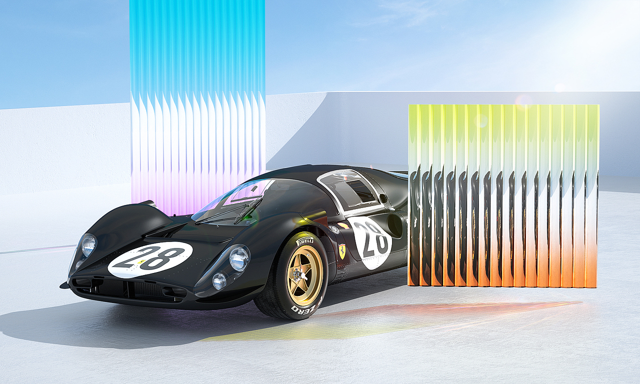 汽车渲染-法拉利/Ferrari 330 p4