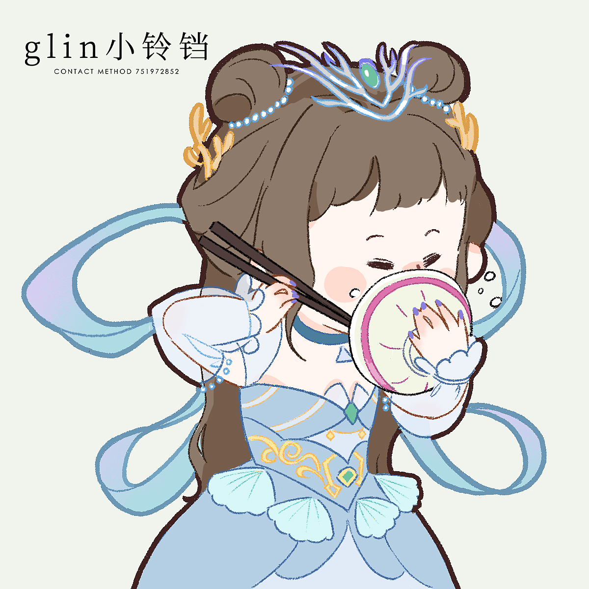 可爱同人头像（图ZMzQ2Mjk0ODg4） - 商业插画 - 站酷设计师glin小铃铛原创素材 - 站酷ZCOOL