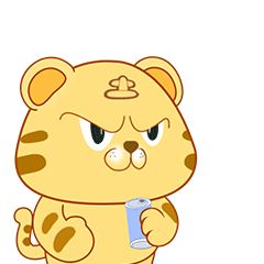 小老虎土土的动态表情包已经在微信平台上架欢迎大家使用关注私信版权