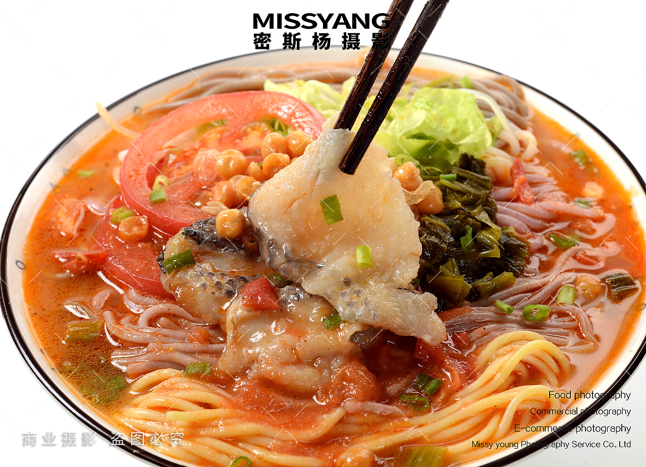 五谷鱼粉米粉小吃|电商美食摄影|餐饮拍摄×郑州密斯杨