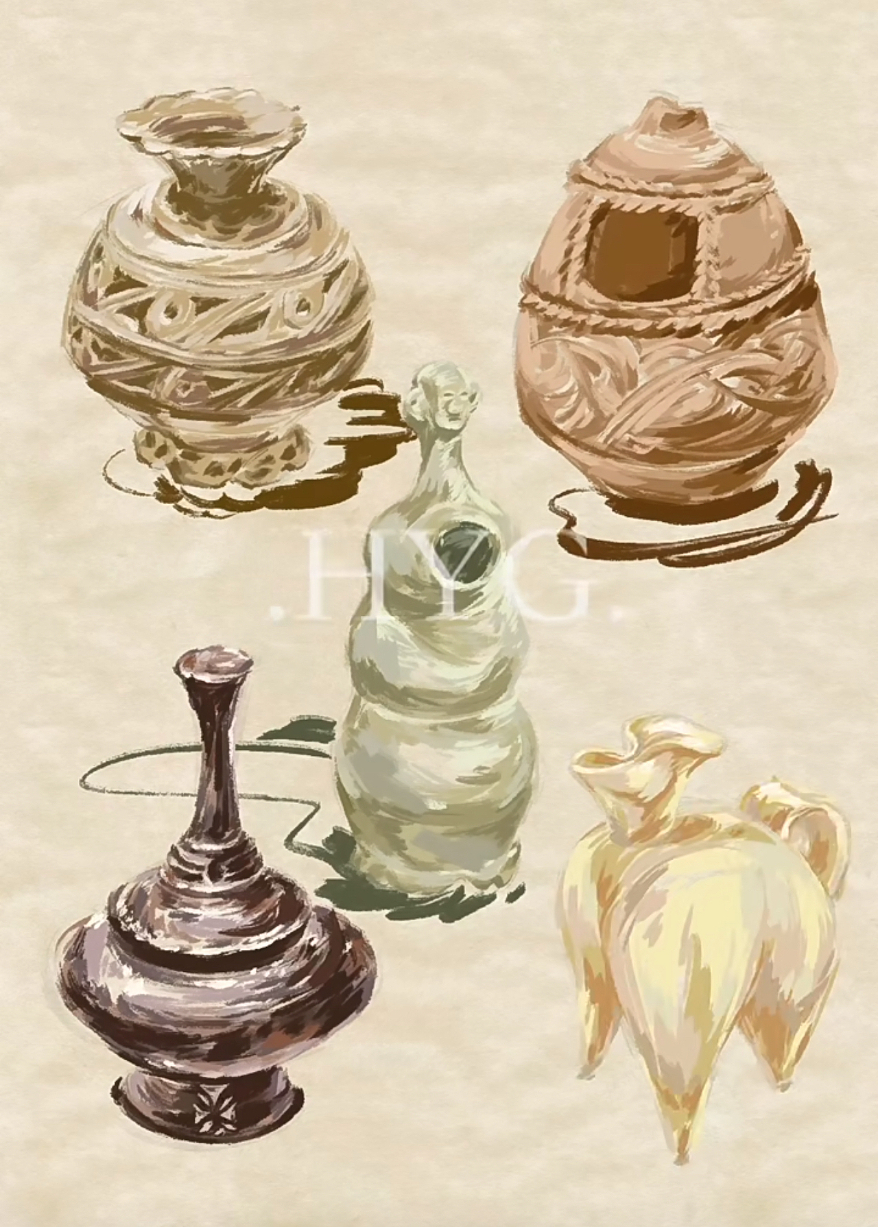 上海博物馆速涂合集