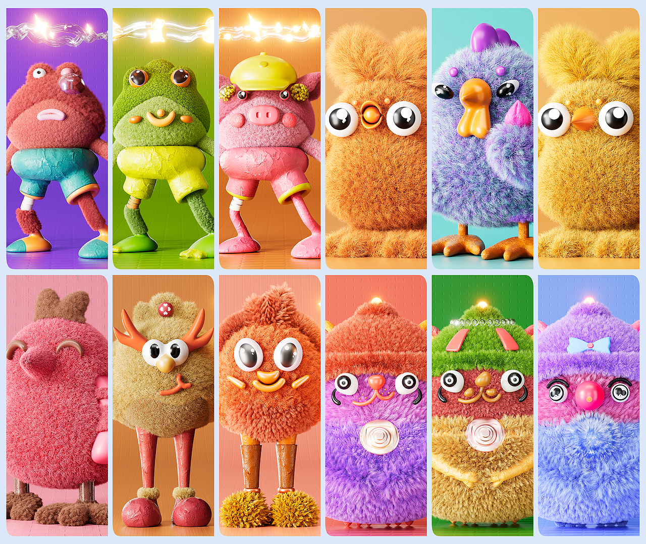 《CUTE LITTLE ANIMALS》可爱的小动物之潮玩IP