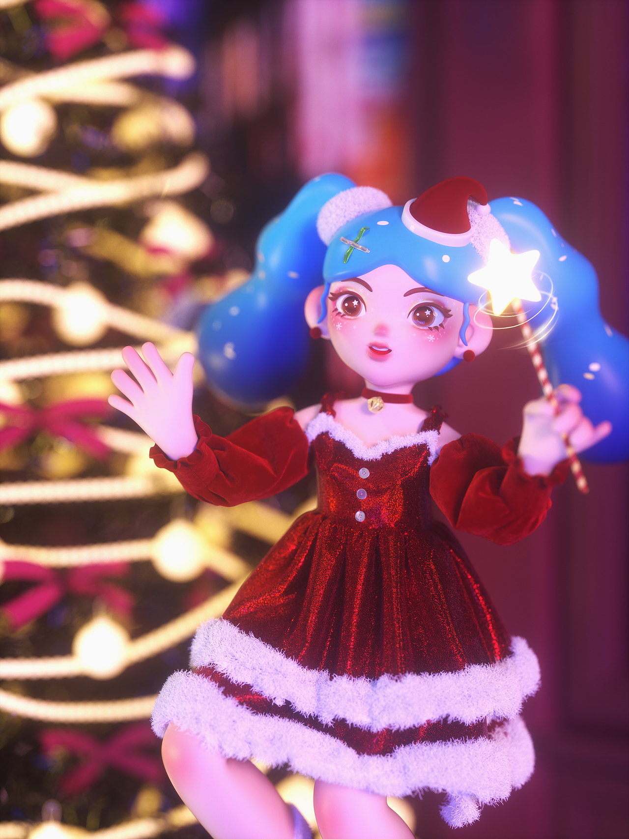 C4D人物设计×【世界上的另一个我】（图ZMzI2MjAyMjQw） - 人物/生物 - 站酷设计师奶油蛋糕l原创素材 - 站酷ZCOOL