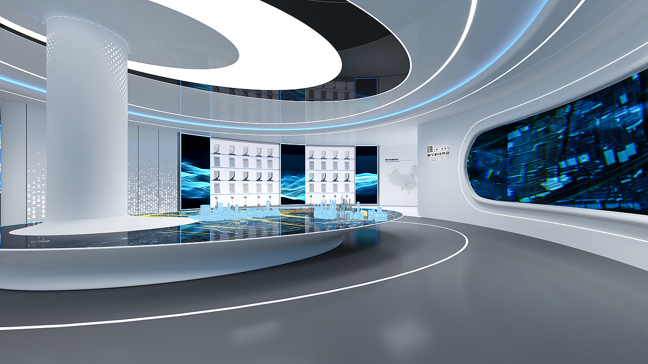 科技展厅（图ZMzQyMDU3Njgw） - 展陈设计 - 站酷设计师小小可乐不渴原创素材 - 站酷ZCOOL